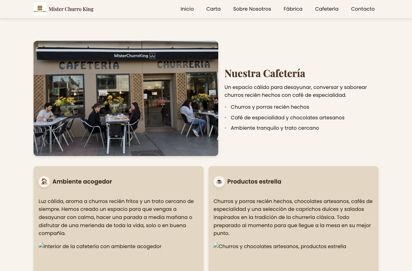 Web MisterChurroKing